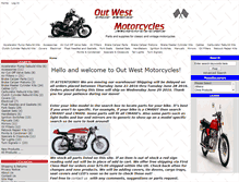 Tablet Screenshot of outwestmotorcycles.com